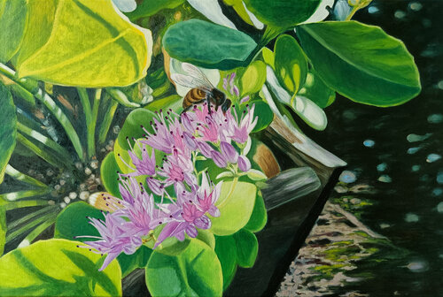 The Purple Dance Floor van Livia-Doina Stanciu, Schilderij te koop op Singulart