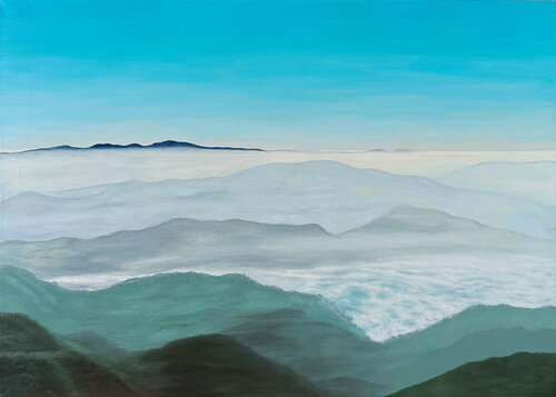 Cool light par Livia-Doina Stanciu, Peinture en vente sur Singulart