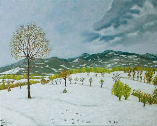 Seasons' Crossroads di Livia-Doina Stanciu, Pittura in vendita su Singulart