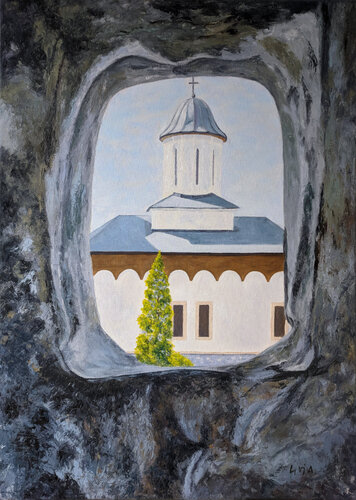 Window to Prayer von Livia-Doina Stanciu, Malerei kaufen auf Singulart