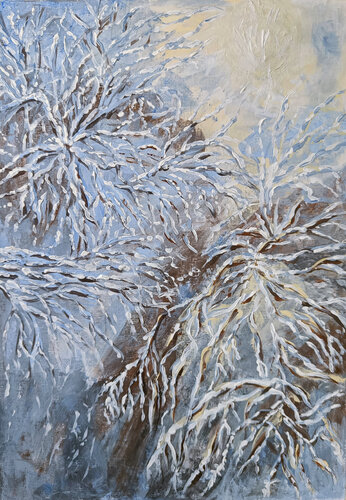 Winter Dew di Livia-Doina Stanciu, Pittura in vendita su Singulart