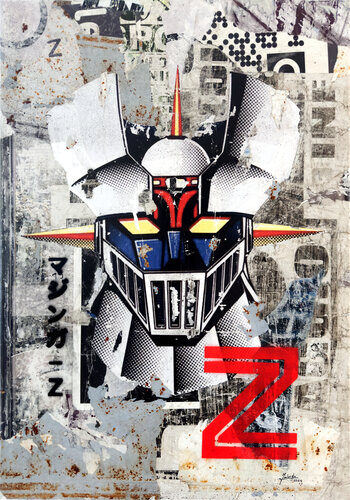 Mazinger's hurricane di Filippo Imbrighi, Altri media in vendita su Singulart