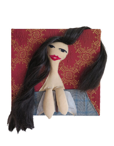 A Room of One's Own oder eine Homage an eine Künstlerin von Gerit Bella Buennig, Textil kaufen auf Singulart