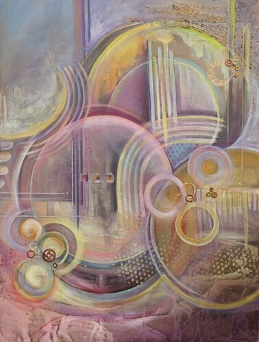 Cycles of life di Sabine Kreusch, Pittura in vendita su Singulart