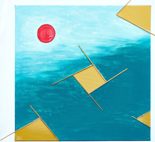 Freiheit der Grenzen di Joachim Weiler, Pittura in vendita su Singulart