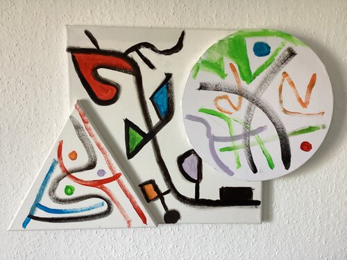 La conciencia humana di DeGeCe ., Pittura in vendita su Singulart