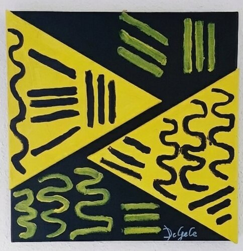 Ciudad laberinto di DeGeCe ., Pittura in vendita su Singulart