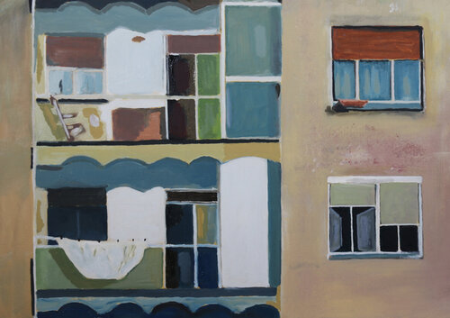 window view by Rainer Bergmann, 絵画 for Sale on Singulart