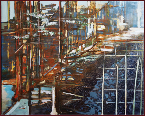 Waldbaden by Rainer Bergmann, 絵画 for Sale on Singulart