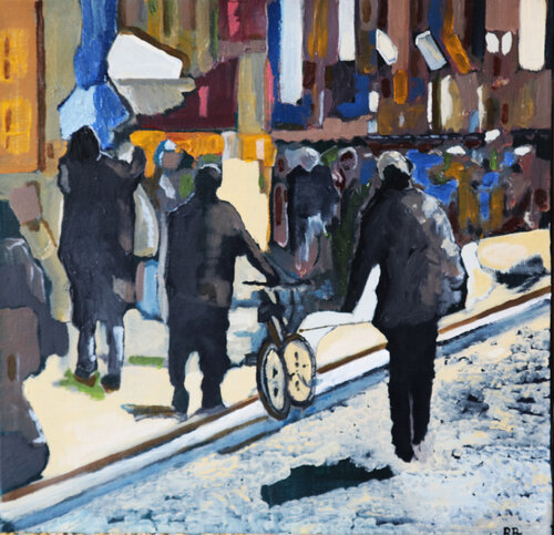 Afternoon in Krakow de Rainer Bergmann, Pintura a la venta en Singulart