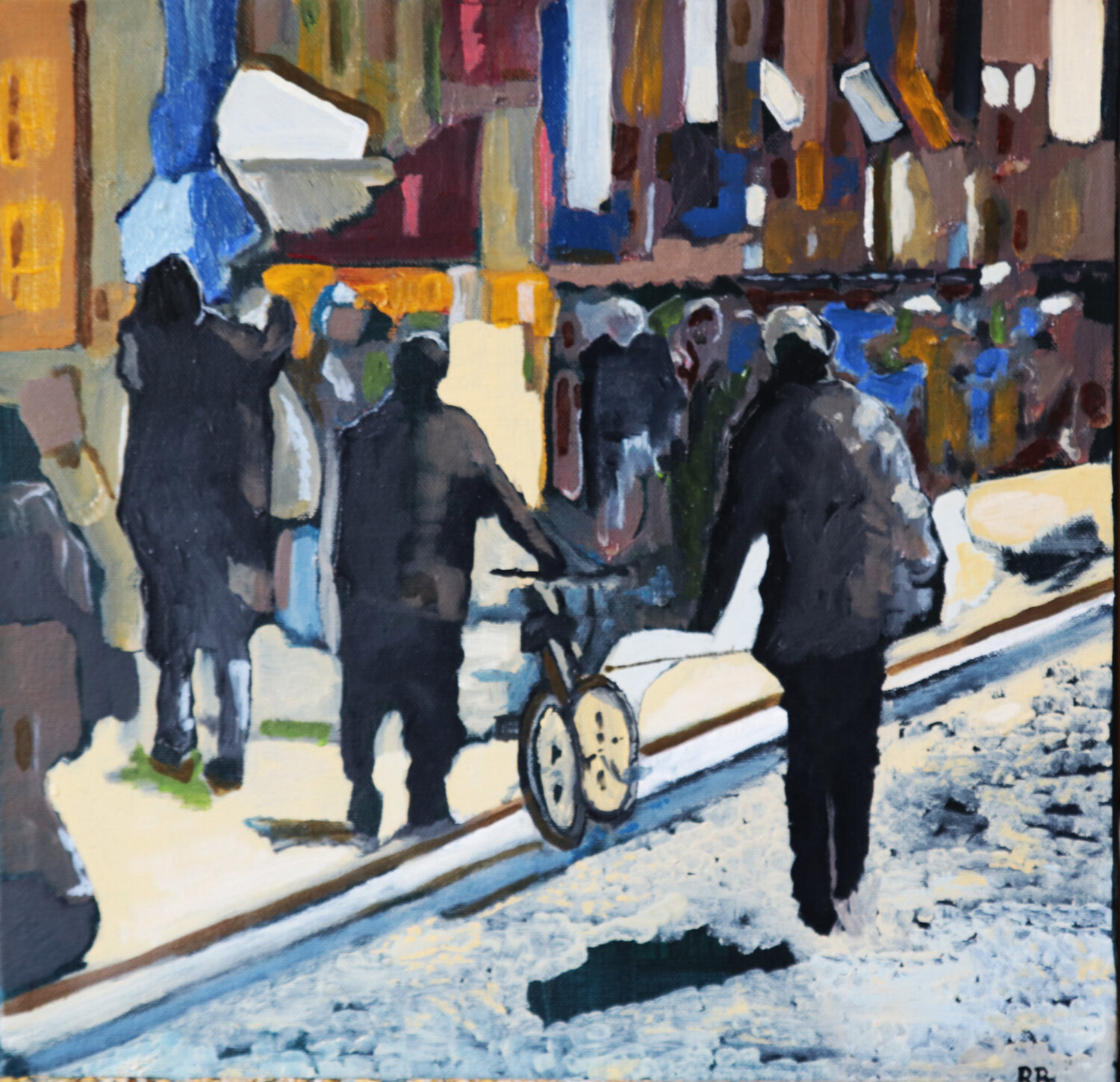 Afternoon in Krakow Rainer Bergmann Pintura original en venta