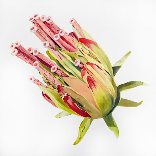 L’instant suspendu — Between Enclosure and Blooming by Anna Sieradzka, Painting for Sale on Singulart