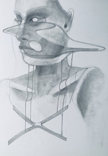 La chaise lady de Andrea Sanguineti, Pintura a la venta en Singulart