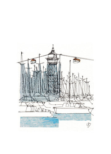 Barcelona 10 von Linda Brownlee, Zeichnungen kaufen auf Singulart