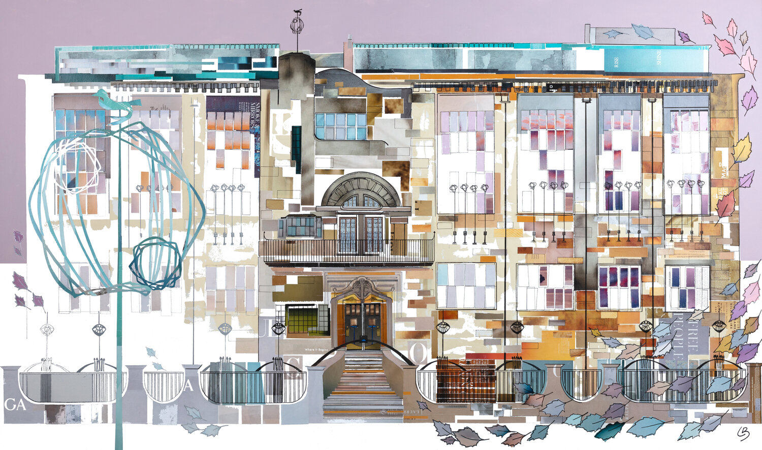 Glasgow School of Art - Giclee Print Linda Brownlee Druck zu verkaufen