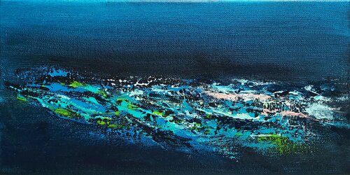 La nuit mouvante par Hélène Zenatti, Peinture en vente sur Singulart