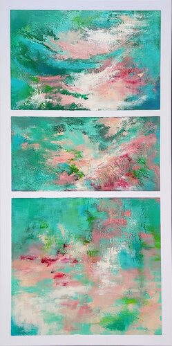 Au Fil du Courant by Hélène Zenatti, Painting for Sale on Singulart