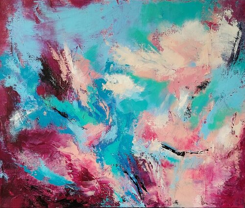 Des fleurs en hiver by Hélène Zenatti, Painting for Sale on Singulart