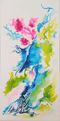 Fleur d'encre 2 by Hélène Zenatti, Painting for Sale on Singulart