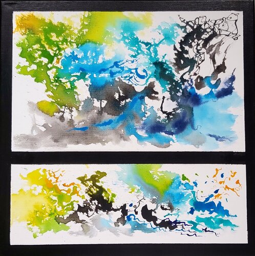 L'instabilité par Hélène Zenatti, Peinture en vente sur Singulart