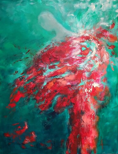 Beaucoup trop by Hélène Zenatti, Painting for Sale on Singulart