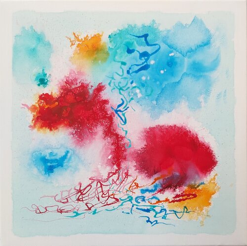 Colline des moments perdus von Hélène Zenatti, Malerei kaufen auf Singulart