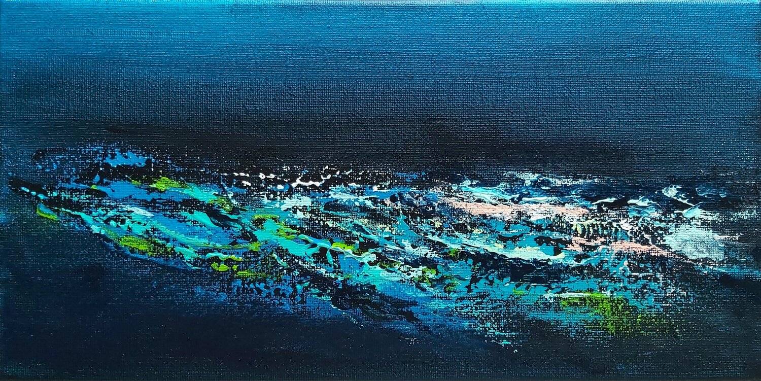 La nuit mouvante Hélène Zenatti Dipinto originale in vendita