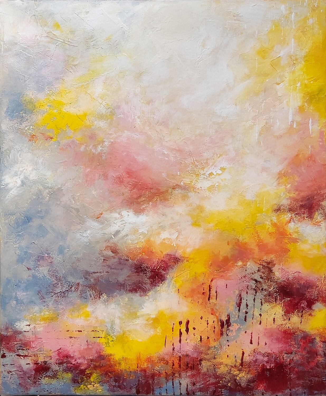 Trois minutes de soleil Hélène Zenatti Originalgemälde zu verkaufen