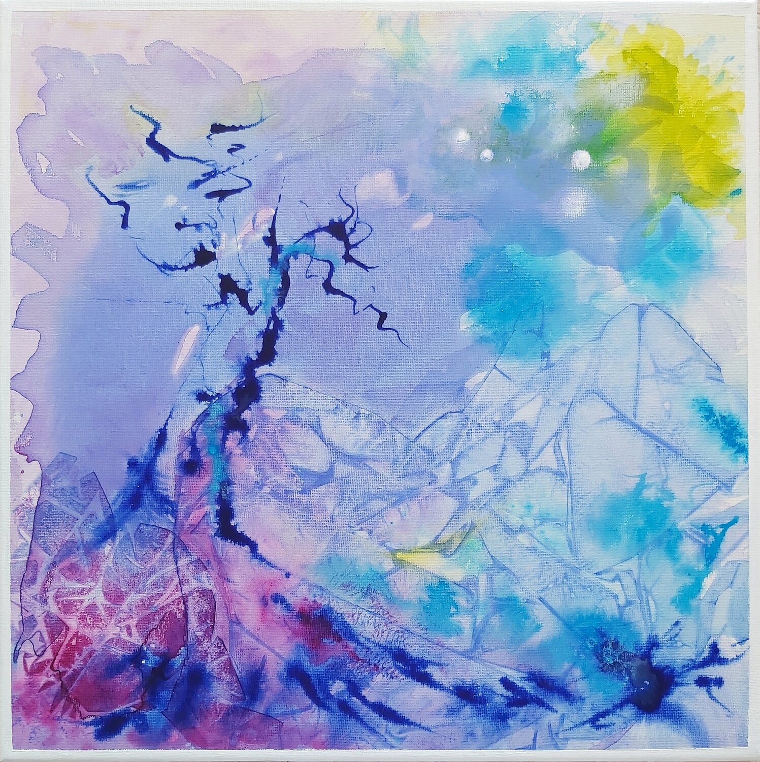 Transparence du paysage Hélène Zenatti Originalgemälde zu verkaufen
