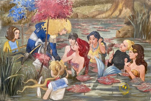 IDENTITY (da Ila e le Ninfe - 1896 di John William Waterhouse) Easypop