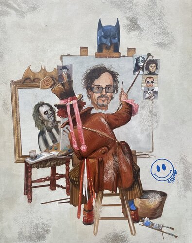 ALTER EGO  (dal Triplo autoritratto 1960 di Norman Rockwell) von Easypop, Malerei kaufen auf Singulart