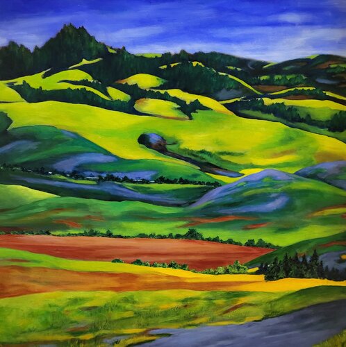 The Scenic Route van Anne Heather Moore, Schilderij te koop op Singulart