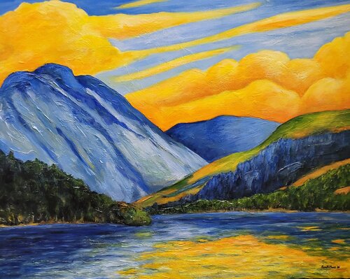 Loch Lomond van Anne Heather Moore, Schilderij te koop op Singulart