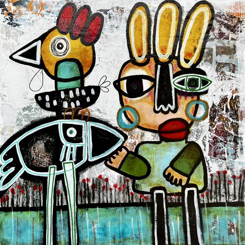 MATIN VIVANT de KARTONIK, Pintura a la venta en Singulart