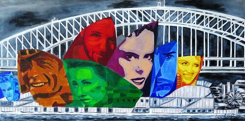 Sydney Opera - Lichtspiele von Rainer Englisch, Malerei kaufen auf Singulart