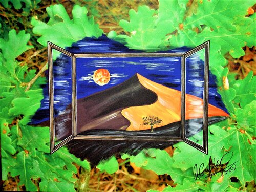 Eine Perspektive des Klimawandels van Rainer Englisch, Schilderij te koop op Singulart