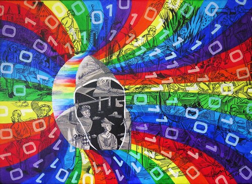 Shitstorm di Rainer Englisch, Pittura in vendita su Singulart