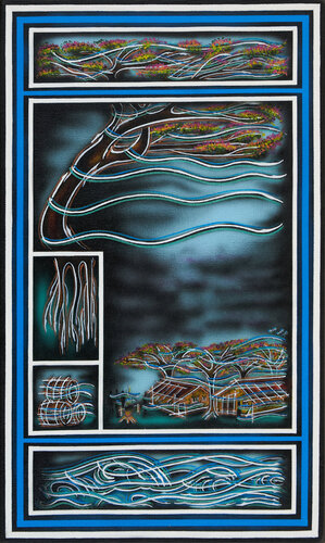 San Martino - Giosuè Carducci Nobelpreis 1906 (TA225030009-195) de Hakan Yöney, Pintura a la venta en Singulart