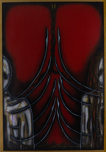 Die Rote Serie (KA1910070013-16) de Hakan Yöney, Pintura a la venta en Singulart