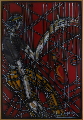 Die Rote Serie (KA1910070010-1) van Hakan Yöney, Schilderij te koop op Singulart