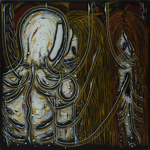 Acryl auf Leinen (TA205050011-37) van Hakan Yöney, Schilderij te koop op Singulart