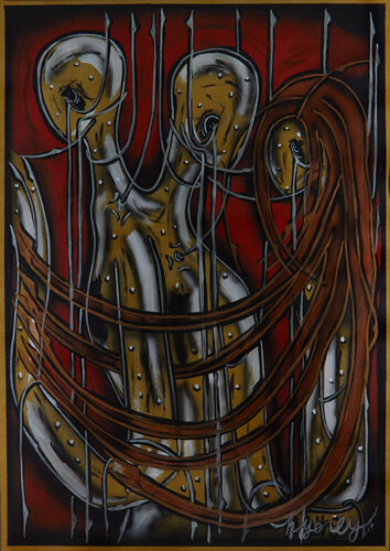 Die Rote Serie (KA1710070013-36) von Hakan Yöney, Malerei kaufen auf Singulart