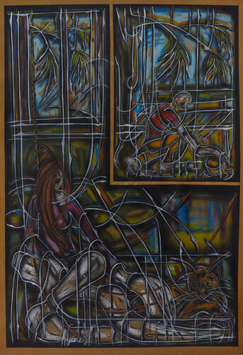 Die Katze (KA1810070004-107) von Hakan Yöney, Malerei kaufen auf Singulart