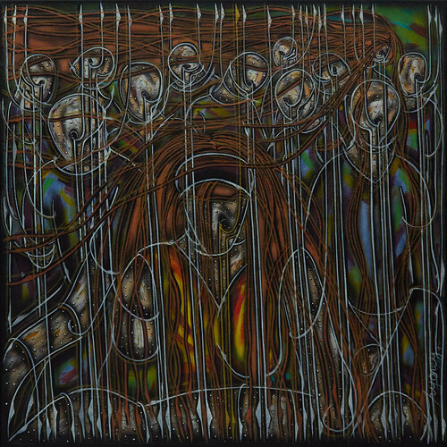 Acryl auf Leinen (TA186060005-56) van Hakan Yöney, Schilderij te koop op Singulart