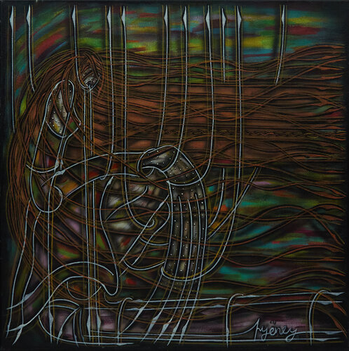 Acryl auf Leinen (TA186060004-60) von Hakan Yöney, Malerei kaufen auf Singulart