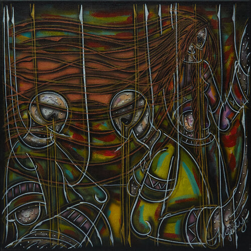 Acryl auf Leinen (TA185050002-40) van Hakan Yöney, Schilderij te koop op Singulart