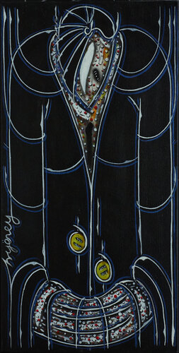 Acryl auf Leinen (TA206030018-43) di Hakan Yöney, Pittura in vendita su Singulart