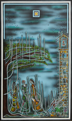 Carl Friedrich Georg Spitteler - Das bescheidene Wünschlein Nobelpreis 1999 (TA225030015-201) van Hakan Yöney, Schilderij te koop op Singulart