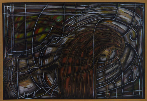 Acryl auf Papier (KA1970100002-60) van Hakan Yöney, Schilderij te koop op Singulart