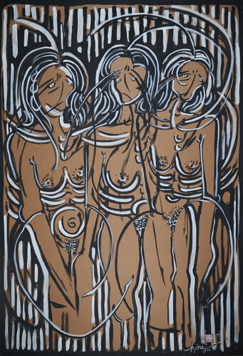 Schwarz - Weiss Serie (KA1010070004-138) by Hakan Yöney, Painting for Sale on Singulart